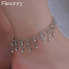 Fashion Beach Dance Anklet for Women Tassel Jewelry Accessories