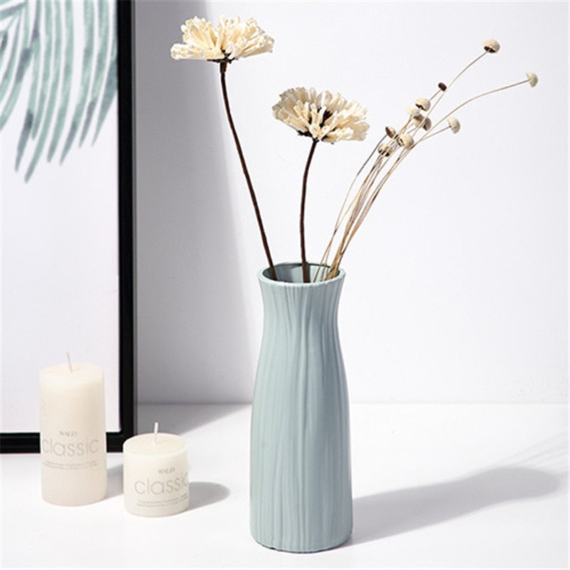 Home Nordic Plastic Vase Simple Small Fresh Flower Pot