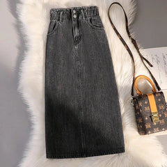 Fashion Denim Skirt Women's Summer High Waist