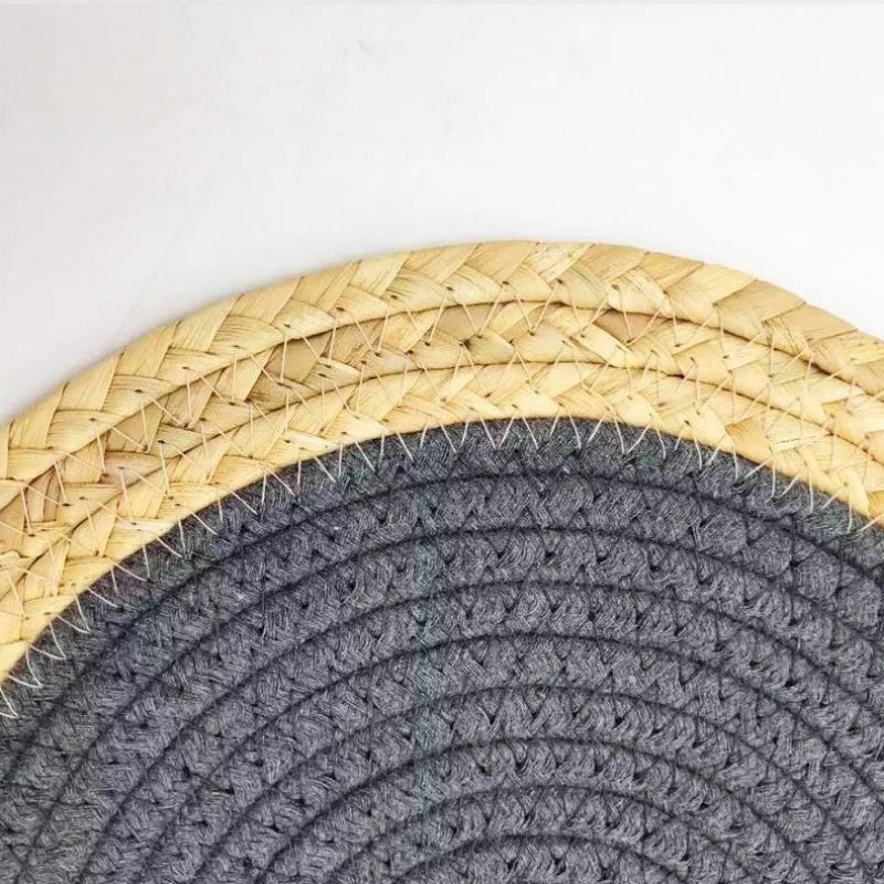 Handmade Boho Placemats Water Straw Woven Style