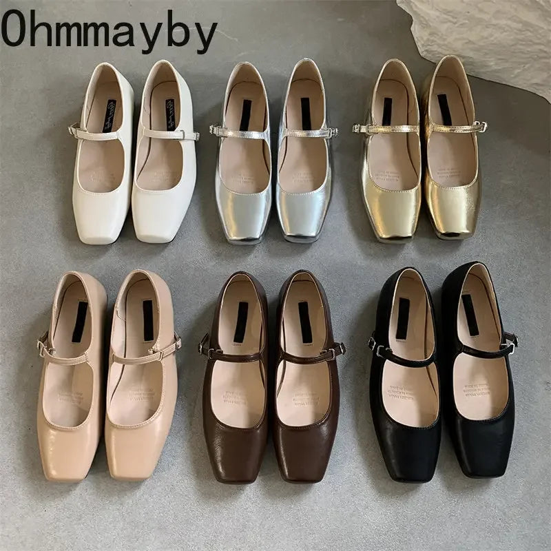 ingle Shoes Fashion Shallow Slip On Women Flat Shoes