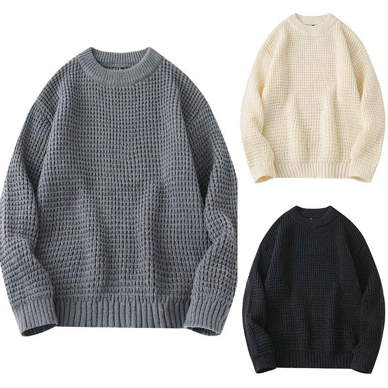 Knitted Sweater Men Casual Jumper Male Fashion Turtleneck Sweaters