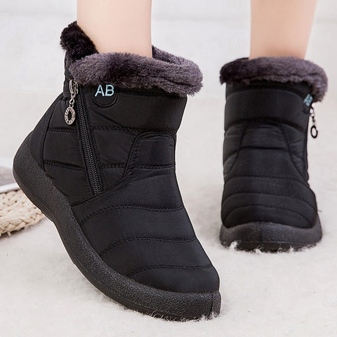 Women Boots Waterproof Snow Boots Shoes Women Casual Lightweight Boots