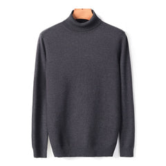 Men Warm Turtleneck Sweater Casual Comfortable Pullover Thick Sweater