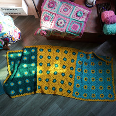 Handmade Crochet blanket Tables Cover Handmade Crochet cushion