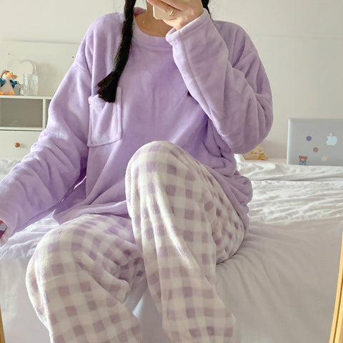 Women Soft Sleepwear Nightgow Loose Pajamas