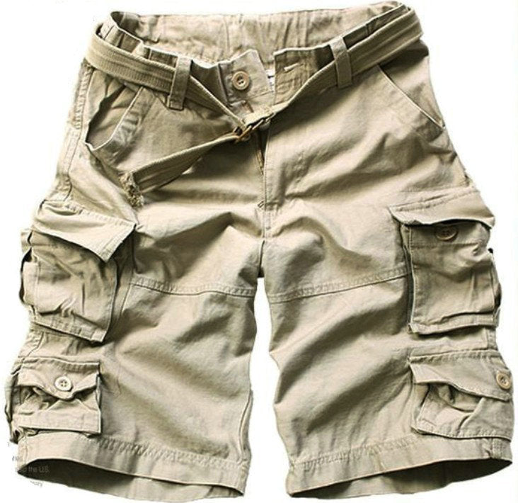 Cargo Multi-pocket Men Short Pants Workout Bermuda Shorts