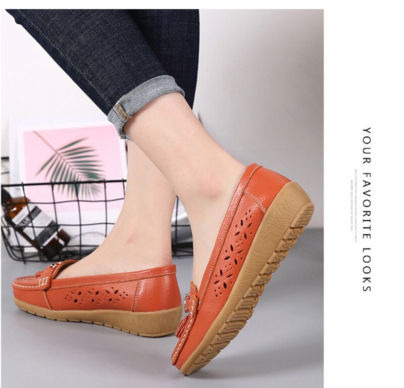 Women Flats Low Heels Slip On Casual Flat Shoes Women Loafers