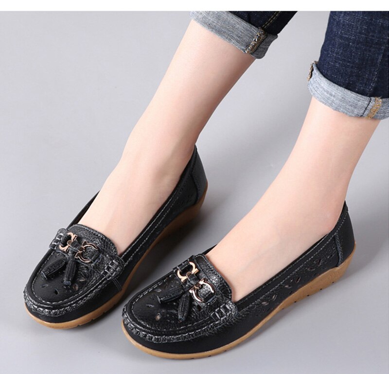 Women Flats Low Heels Slip On Casual Flat Shoes Women Loafers