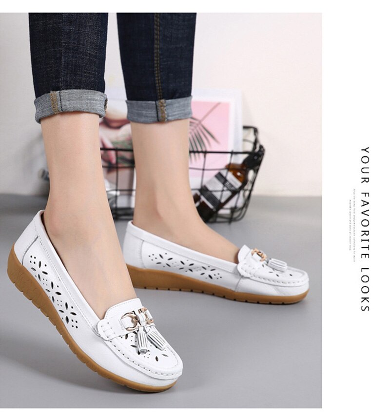 Women Flats Low Heels Slip On Casual Flat Shoes Women Loafers