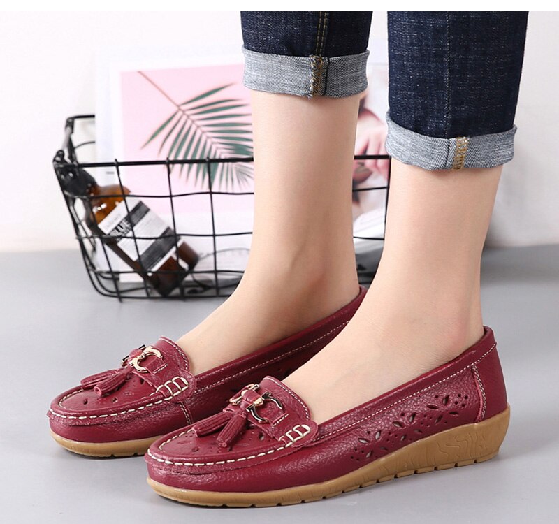 Women Flats Low Heels Slip On Casual Flat Shoes Women Loafers