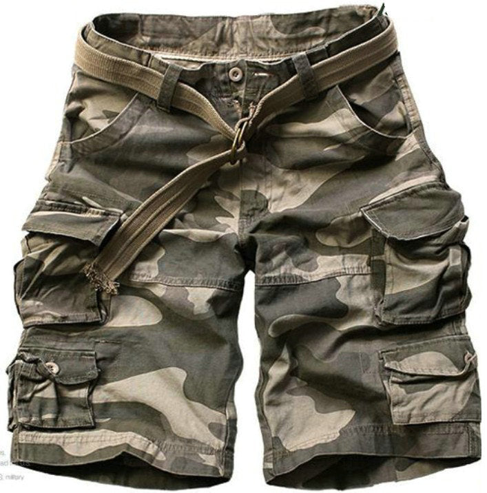 Cargo Multi-pocket Men Short Pants Workout Bermuda Shorts