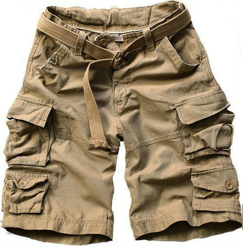 Cargo Multi-pocket Men Short Pants Workout Bermuda Shorts
