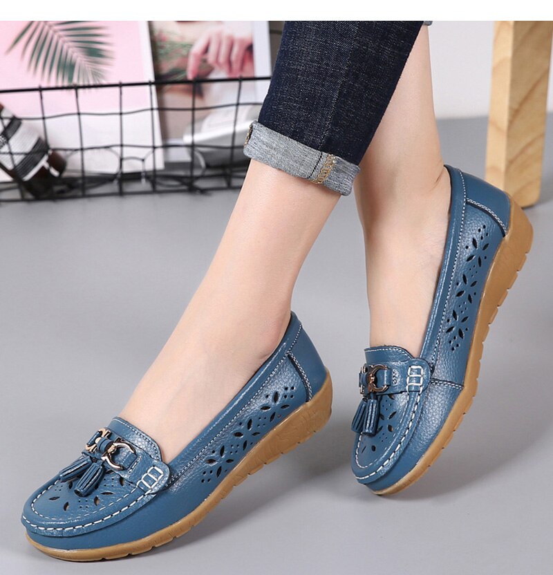 Women Flats Low Heels Slip On Casual Flat Shoes Women Loafers