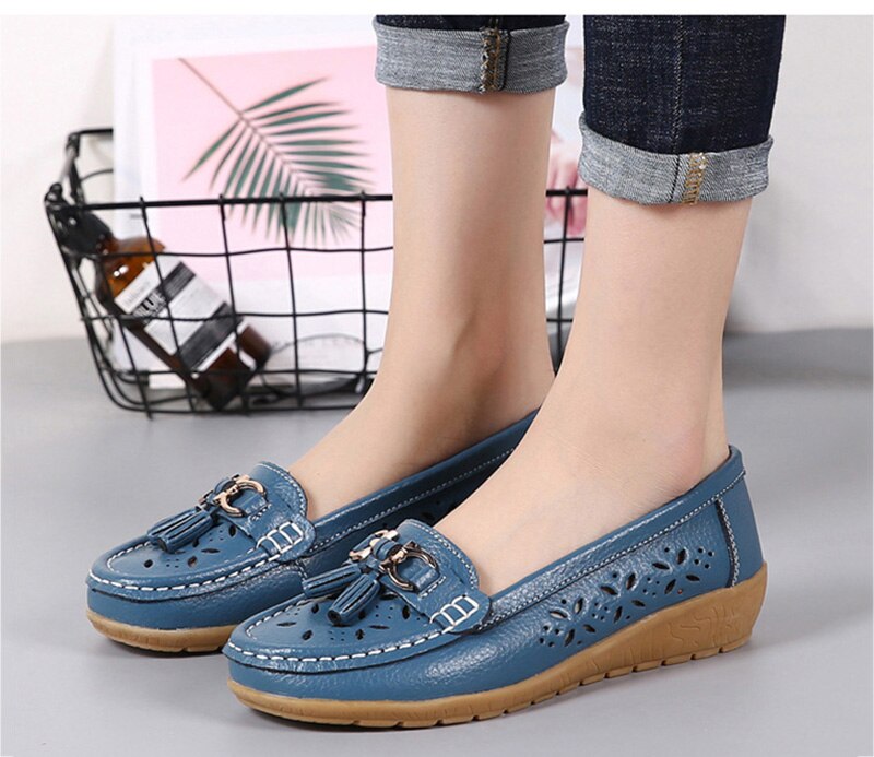 Women Flats Low Heels Slip On Casual Flat Shoes Women Loafers