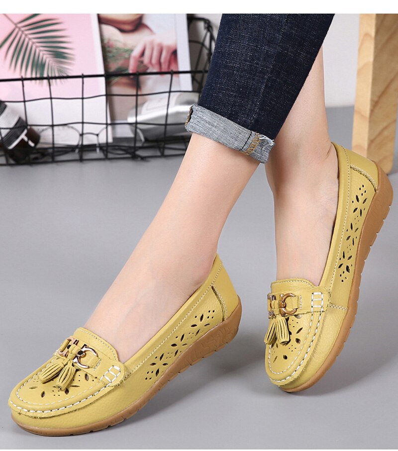 Women Flats Low Heels Slip On Casual Flat Shoes Women Loafers