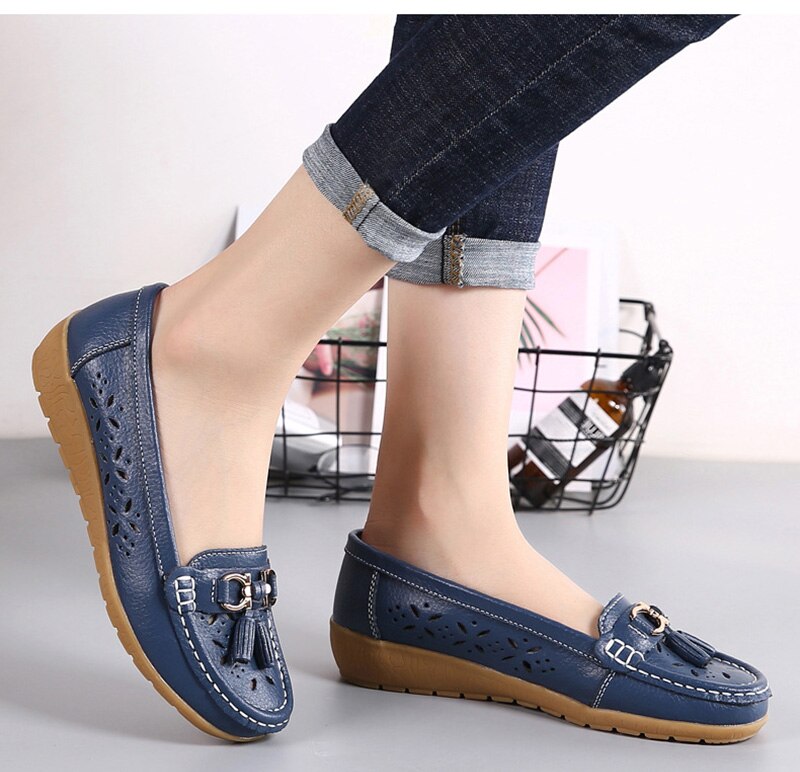 Women Flats Low Heels Slip On Casual Flat Shoes Women Loafers