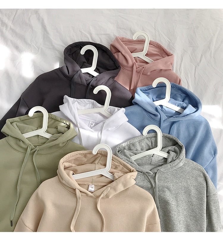 Hoodies Fleece Oversized Pocket Hooded Casual Sweatshirt