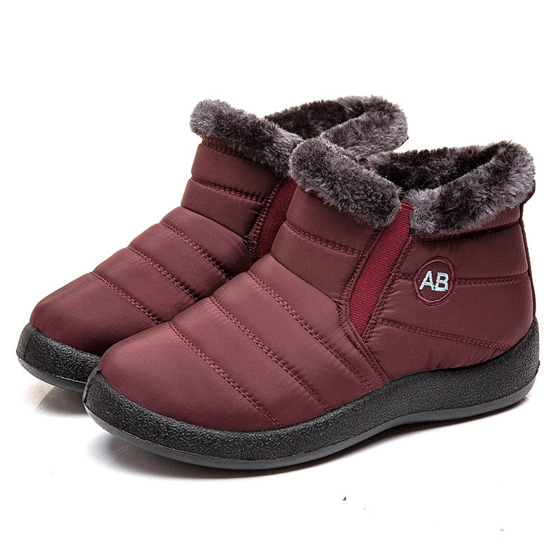 Women Boots Waterproof Snow Boots Shoes Women Casual Lightweight Boots