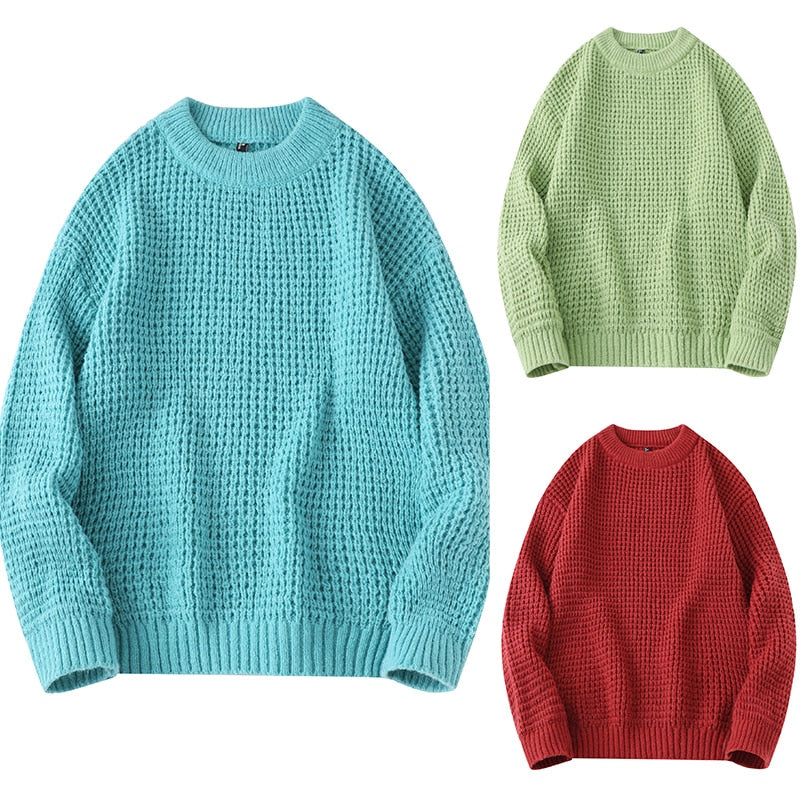 Knitted Sweater Men Casual Jumper Male Fashion Turtleneck Sweaters