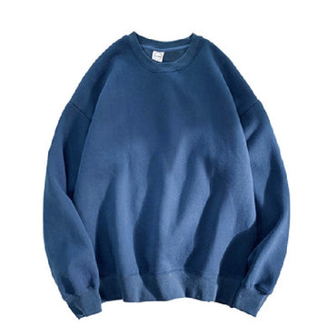 Woman O-Neck Sweatshirt Loose Fit Hoodie Velvet Pullover