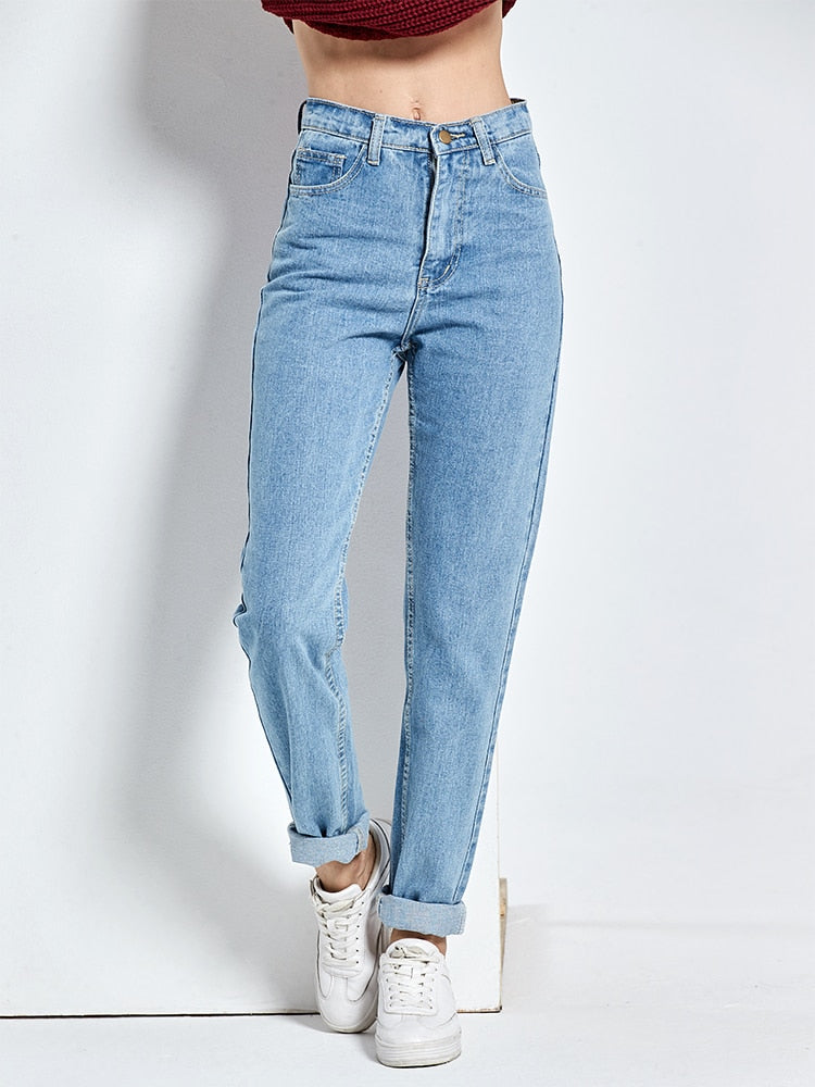 Pants High Waist Jeans Woman Women Jeans