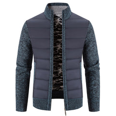 Winter Thick Fleece Cardigan Men Warm Sweater Jackets Knitwear Outerwear