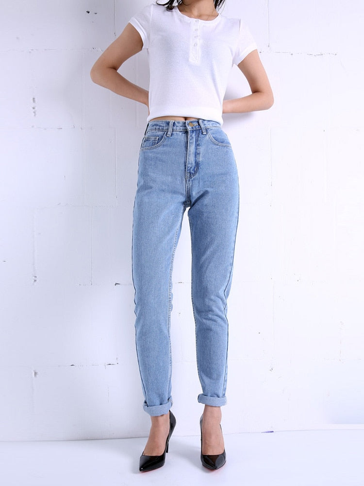 Pants High Waist Jeans Woman Women Jeans