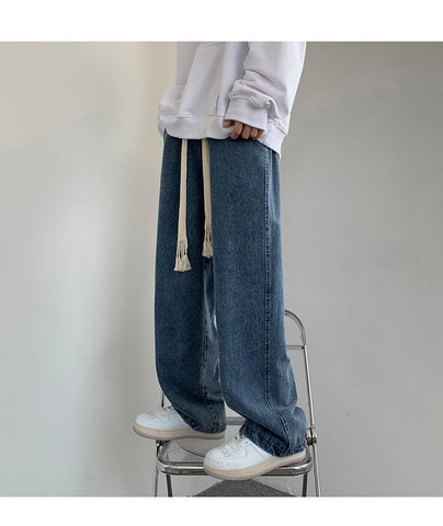 Wide Leg Pants Jeans Loose Straight