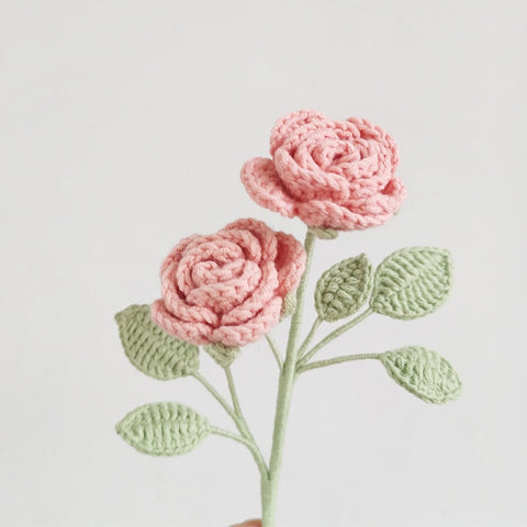 Artificial Crochet Flowers Handmade Knitting Flowers Crochet Handicrafts