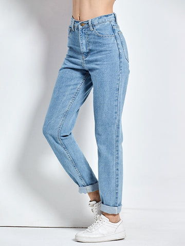 Pants High Waist Jeans Woman Women Jeans
