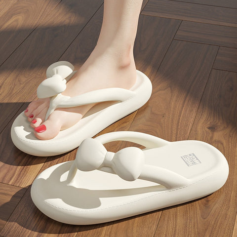 Soft Sole Platform Flip Flops Women Clip Toe Eva Non-Slip Cloud Slippers