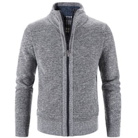 Knitted Sweater Men Slim Fit Cardigan Sweaters Coats Single Breasted Cardigan