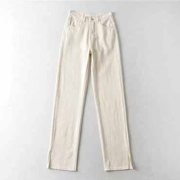 Women Jeans Pants Split Long Pants Bottom