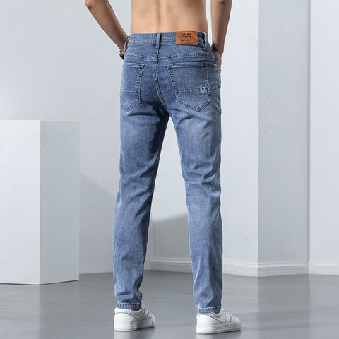 Men Skinny Jeans Casual Denim Slim Fit Pants Male Trousers