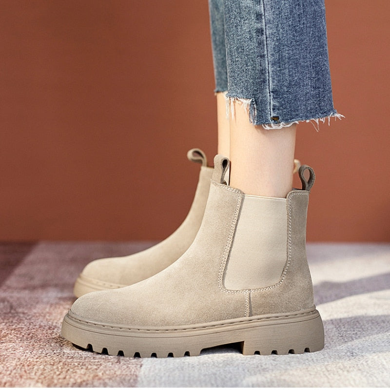 Boots Chunky Boots Women Shoes Boots Autumn Fashion Platform