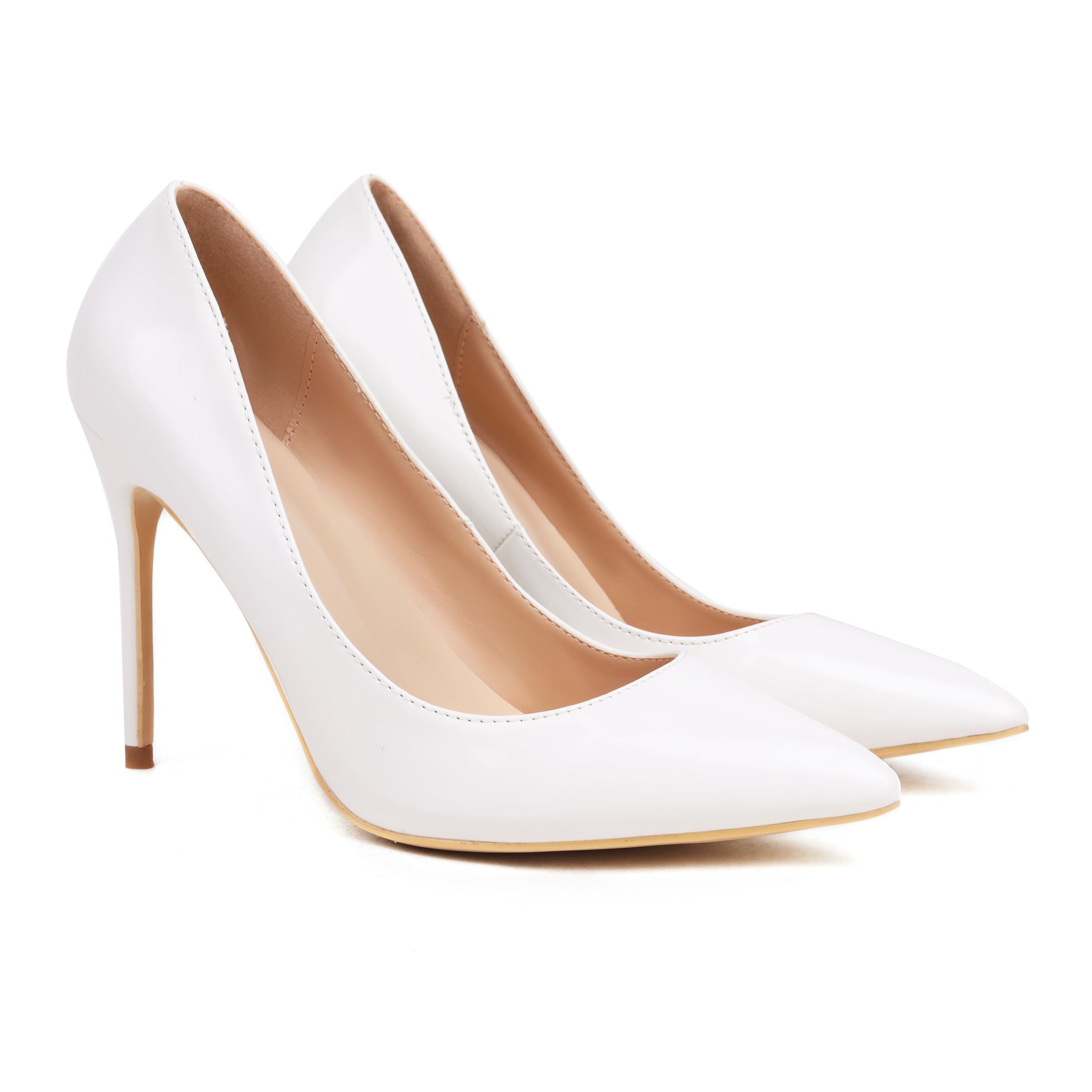 Classic Women Pumps Pointed Toe Slip-On High Heel Shoes