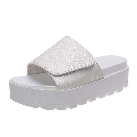 Platform Slippers Women Thick Soled Sandals Non-slip Slides