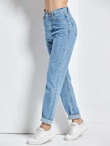 Pants High Waist Jeans Woman Women Jeans