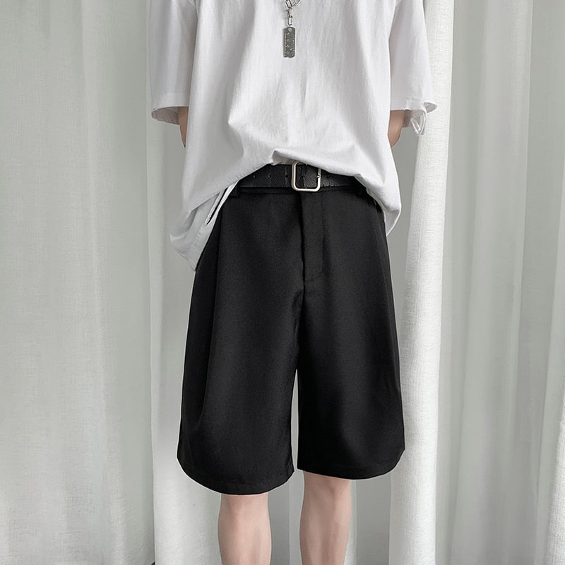 Thin Men Baggy Shorts Ice Silk Quick-drying Shorts Straight Pants