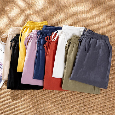 Women Pants Trousers Loose Length Pocket Pant