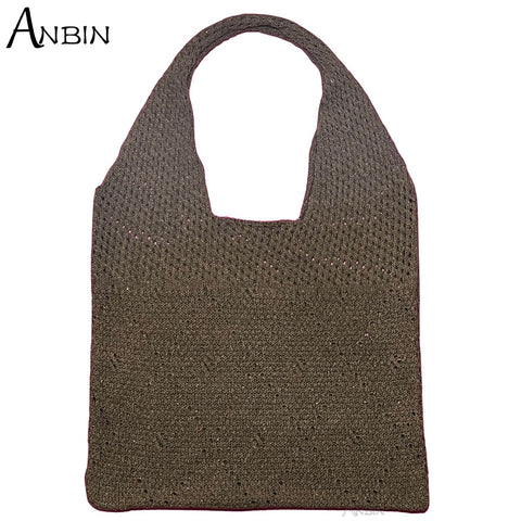 Women's Shoulder Bag Woven Sling Design Tote Crochet Handbag