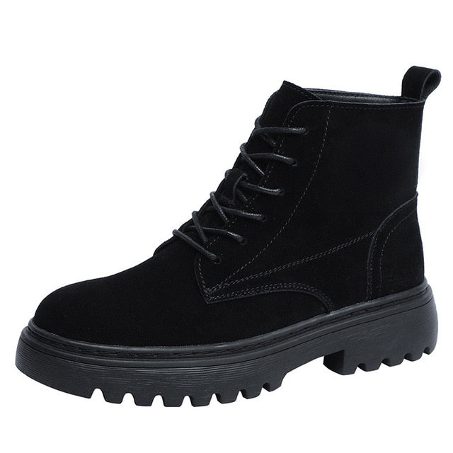 Boots Chunky Boots Women Shoes Boots Autumn Fashion Platform