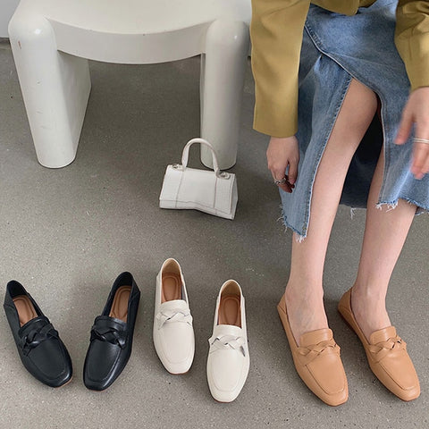 Loafers Single Shoes Women Flats Designer Slip on Shoes