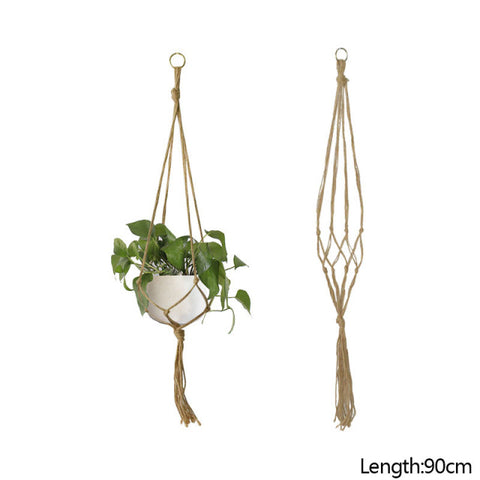 Handmade Plant Hanger Baskets Decoration Knotted Lifting Rope