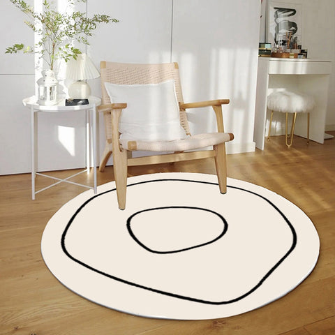 Carpet Polyester Non-Slip Area Rug Table Floor