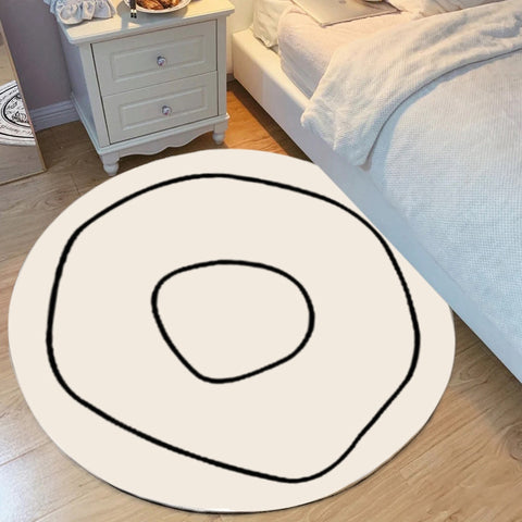 Carpet Polyester Non-Slip Area Rug Table Floor