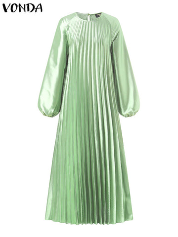 Vintage Dress Maxi Long Dress A-Line